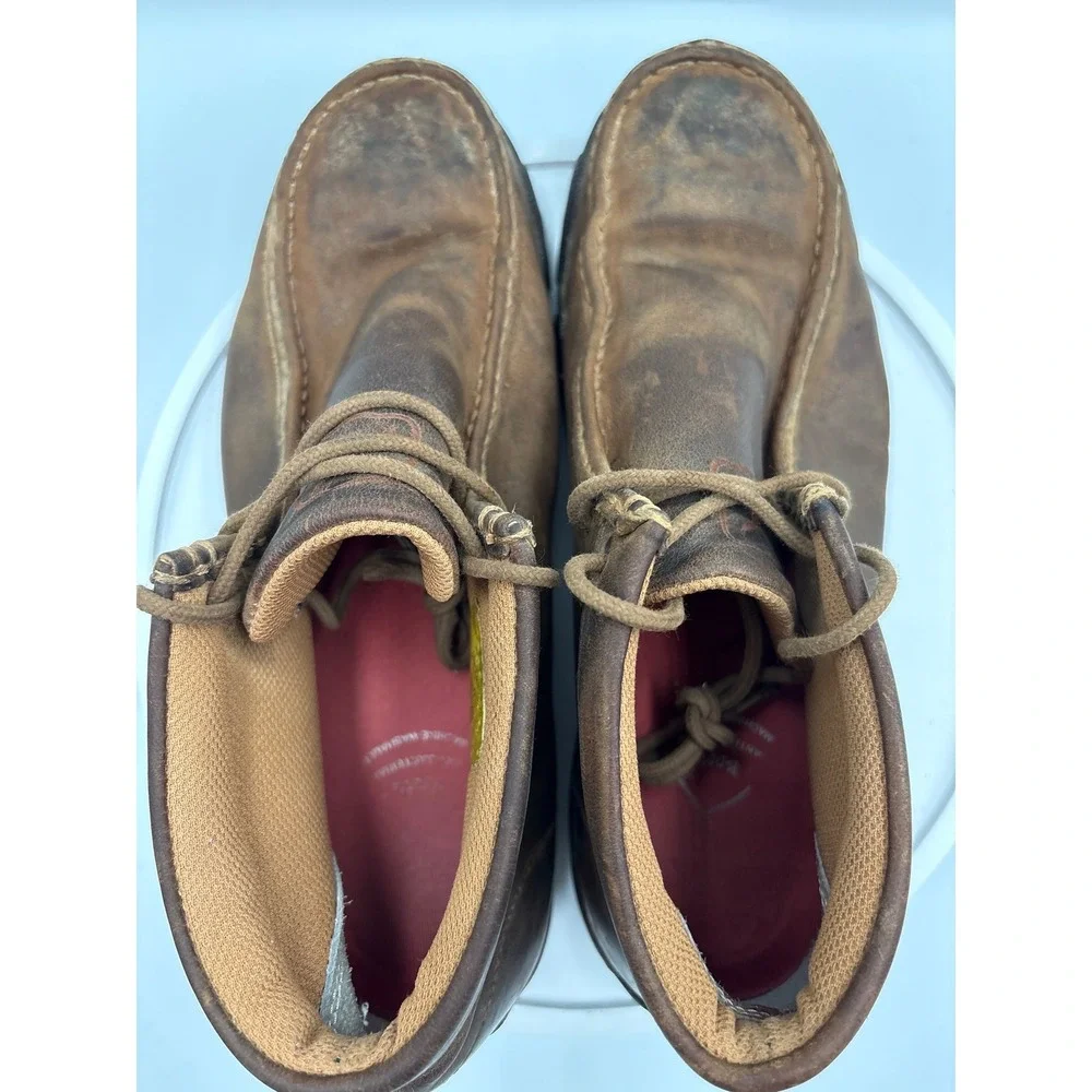 Twisted X Driving Mocs 8 Brown Western Rugged Leather Chukka Shoes Gorpcore Hike